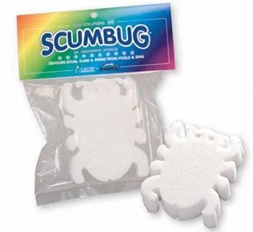 6 pack Scumbug (tm) Oil-Absorbing Sponge Devours Scum, Slime &amp; Grime From Pools &amp; Spas