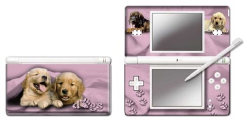 Childrens Toyshop  Video Games : Pebble Entertainment Pink Dogs Graphic Skin for DS Lite (Nintendo DS)