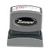 Xstamper One-Color Title Message Stamp, Entered, Pre-Inked/Re-Inkable, Red (1822)