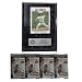Johan Santana New York Mets Card plaque with 4 packs of Trading Cards