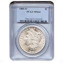 1885-O Morgan Dollar MS64 PCGS