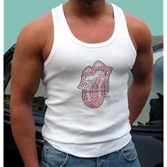 Rolling Stones Tank Top Herren Wei� XL