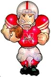 Nebraska Cornhuskers 20 Double-Sided Window Mounted Lighted Player Figure - NCAA College Athletics