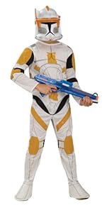 Rubies Costume Star Wars Clone Wars Clone Trooper Child's Commander Cody Costume, Medium