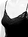 2 or 4 Pack Bozzolo Women's Junior and Plus Adjustable Spaghetti Strap Lace Tank Top