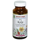 Nature's Herbs Sea Kelp Combination, 530 mg, Capsules, 100 capsules (Pack of 4)