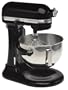 Factory-Reconditioned KitchenAid RKG25H0XBK Professional HD Series 5-Quart Stand Mixer, Imperial Black