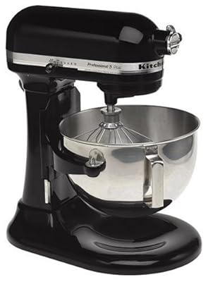 Factory-Reconditioned KitchenAid RKG25HOXOB Professional HD Series 5-Quart Stand Mixer, Onyx Black