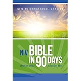 niv bible in 90 days paperback cover to cover in 12 pages a day