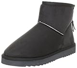 ESPRIT Uma Zip Bootie I13050, Damen Fashion Halbstiefel & Stiefeletten, Grau (dark grey 062), EU 42