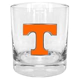 Tennessee Volunteers NCAA Double Rocks Glass