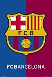 Posters: Football Poster - FC Barcelone, Logo (91 x 61 cm)