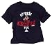 MLB Unisex Infant/Toddler Atlanta Braves The Other First Short Sleeve Tee, Navy, Large, 4T