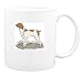 Mug with large, dog, french, canine, pointer