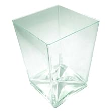 Packnwood "Fani" Transparent Green Cup - 1.9" Diameter x 2.7" Height, 4 oz Capacity (36 Packs of 12)