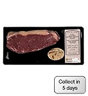 Quick Cook British 28 Day Matured Sirloin Steaks with Port Roasted Red Onion Butter