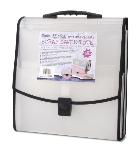 Darice Scrapbooking Tote with Carrying Handle