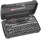 Facom R.420Mu 1/4" Drive Socket Set- Metric & Af