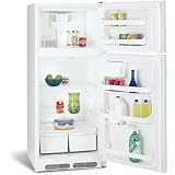 Frigidaire FRT17HB3JW 17 cu ft Top Mount Refrigerator, White