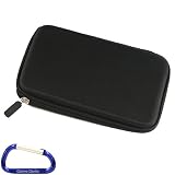 Premium Barnes and Nobles Nook eBook Reader Accessory: Hard Shell EVA Carrying Case and Free Carabiner Key Chain