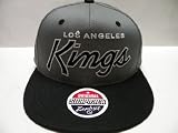 Zephyr NHL Los Angeles Kings Gray Black 2 Tone Retro Snapback Cap