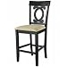 Buylateral Oregon Barstool - Black, Natural