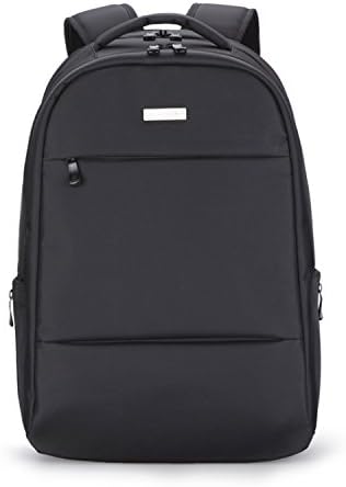 Water Repellent 15" Notebook Laptop Computer Backpack Bags Spine Protective Airflow System Black 0872 by YIZHONGDA