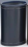 Kraftware 51174 Stitched Navy Stitched Waste Basket