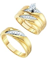 0.25CTW DIAMOND TRIO SET