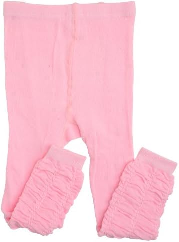 juDanzy Little girls footless tights (2-4 Years, Powder Pink Ruffle)