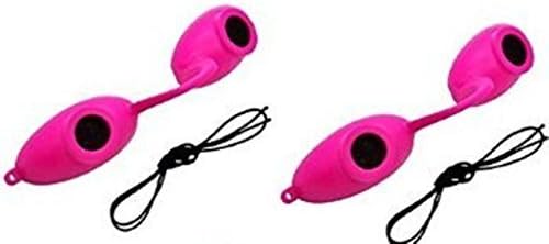 2 pack EVO FLEX Sunnies Flexible Tanning Bed Goggles Eye Protection UV Glasses (Pink) by Super Sunnies