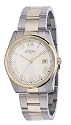 Rotary Gents Round White Dial 2 Colour Bracelet Watch GB02340/08