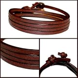 Produkt-Bild: cored Lederarmband wrap 100cm Braun g20-braun