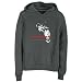 Sweatshirt Woman Dark Silver " I Love My American Bulldog " Dog