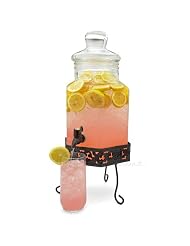 Buy Hexagonal Glass Drink Dispenser w  Stand