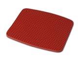 Island Bamboo 40706 Silicone Hot Mat, 9 inches by 8 inches, Red