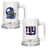 New York Giants NY Set of 2 Beer Mugs
