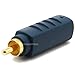 Monoprice 100123 S-, Female to RCA Male Adapter, Gold Plated
