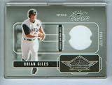 Brian Giles 2002 Donruss Classics Baseball New Millennium Classics Game Worn Jersey Card #NMC-36 & #/400 Produced / Piitsburgh Pirates / San Diego Padres