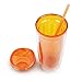 Gemstone Double Wall 16oz. -Hot Cold- Acrylic Travel Tumbler - Fuchsia