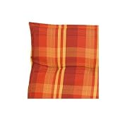 Produkt-Bild: Auflage "Naxos" in Dunkelrot / Rot / Orange / Gelb f&uuml;r Sessel niedrig