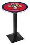 36" Florida Panthers Counter Height Pub Table - Square Base
