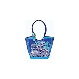 Laurel Burch Cats Scoop Tote Bag - Indigo