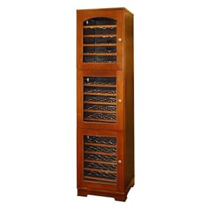 Vinotemp VT-BORDEAUX3L Portofino Bordeaux Zone Tower Wine Cellar Vinotemp VT-BORDEAUX3L Portofino Bordeaux Zone Tower Wine Cellar