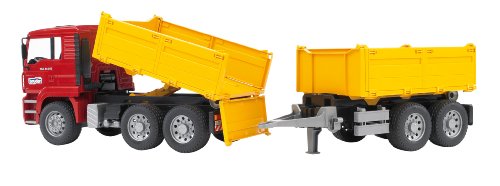 MAN construction truck with trailer MAN construction truck with trailer