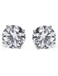 1ct Diamond stud Earring 14k gold