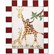 Doodlefish 16"x20" Giraffes and Monkey Wall Art