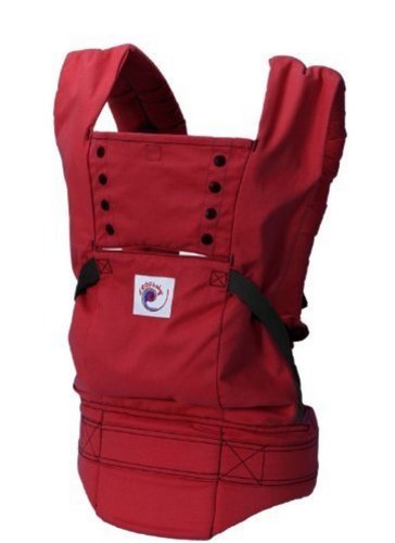 ERGObaby Sport Baby Carrier (Red) with *BONUS* Rockin' Green Soap and Tooth Tissues!