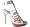 Y Silver Metallic Raw Leather