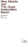 New Atlantis and the Great Instauration (Crofts Classics)
